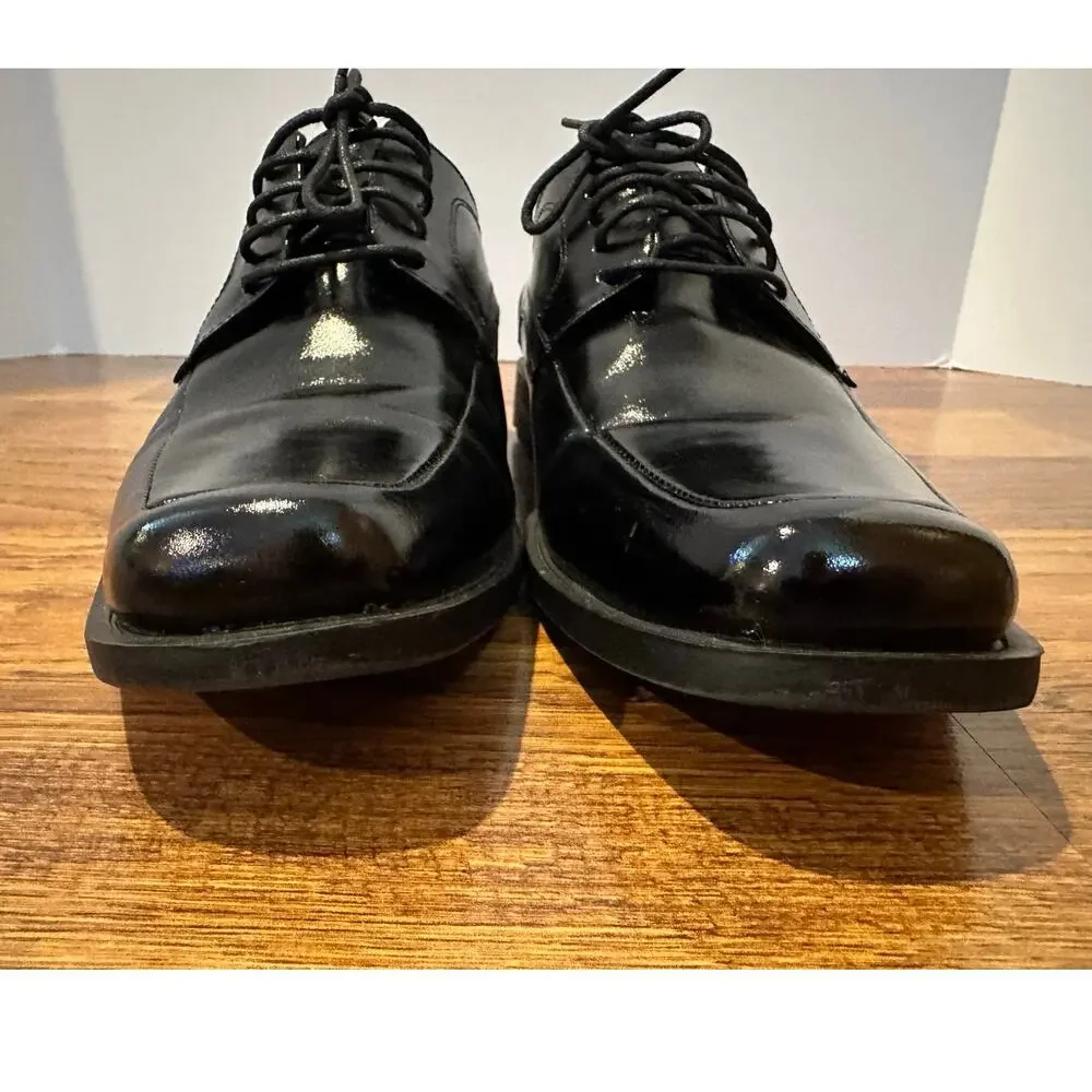 Stacy Adams Calhoun Moc Toe Lace-Up Oxford Dress Shoes Men’s Size 10 Black
